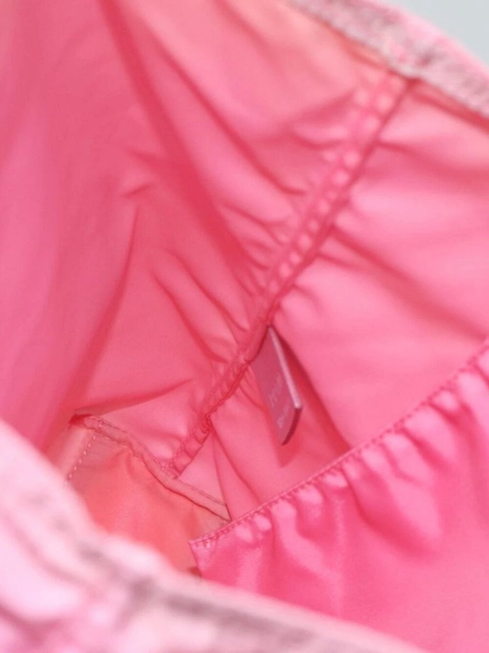 PRADA Hand Bag Nylon Pink Auth yk11651 - Picture 12 of 16